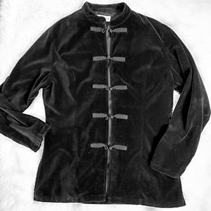 Black velvet jacket,long.evening/party/costume